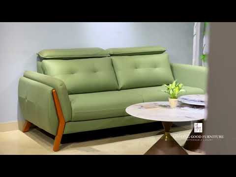 Video thumbnail 2 for Inova Contemporary Sofa 3+2 Seater in Signature Finish  Micro Suede Fabric