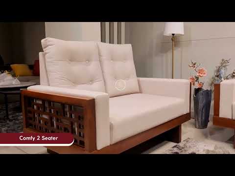 Video thumbnail 2 for Estonia Premium Sofa (Suede, Jade Ivory)
