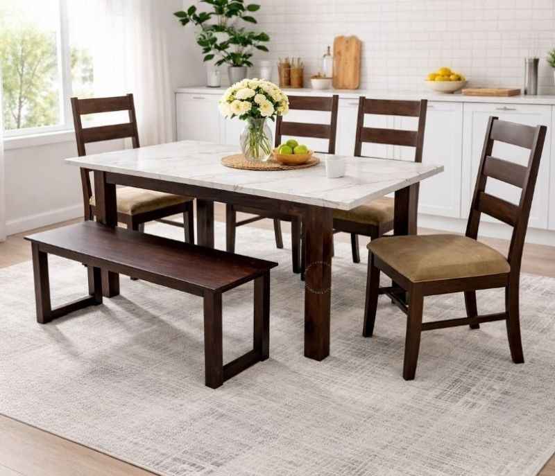 Dim Dining Set 1+4+Bench Seater (EC)