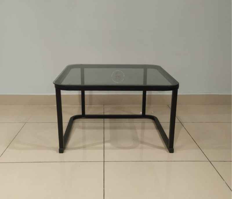 Image 10 for Instaa - 40856-C10-301 Powder Coted Metal Base & Glass With Centerdmarbal Marble Top (BSK)