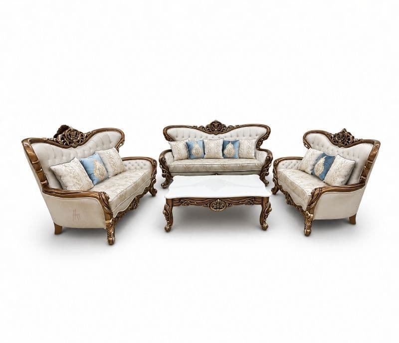 Image 9 for Carving Persian Sofa Set 3+2+2+CT Seater (OWD)