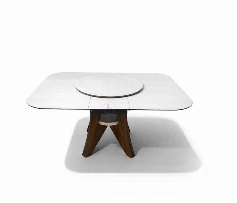 Image 8 for Expandable Dinning Table 662. Chair 125 Artificial Marble Top  1+6