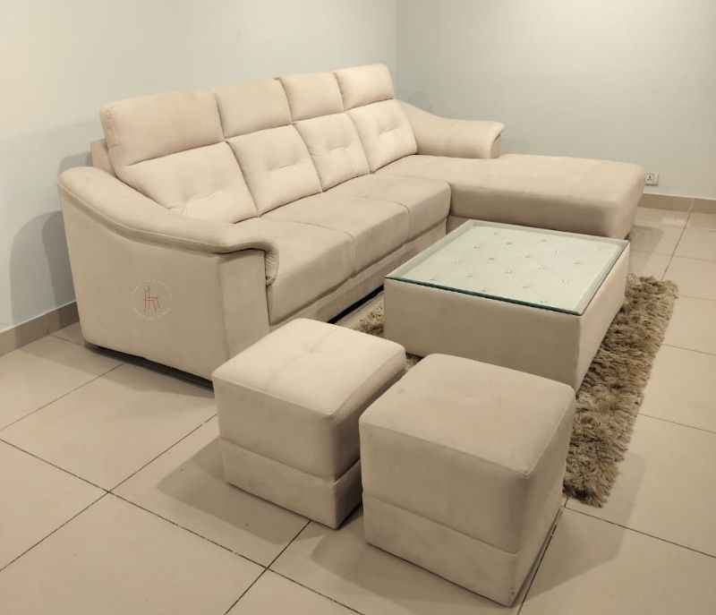 Image 3 for Petrio sofa 3+ Lounger+ CT+2 puffy (EC OTD)