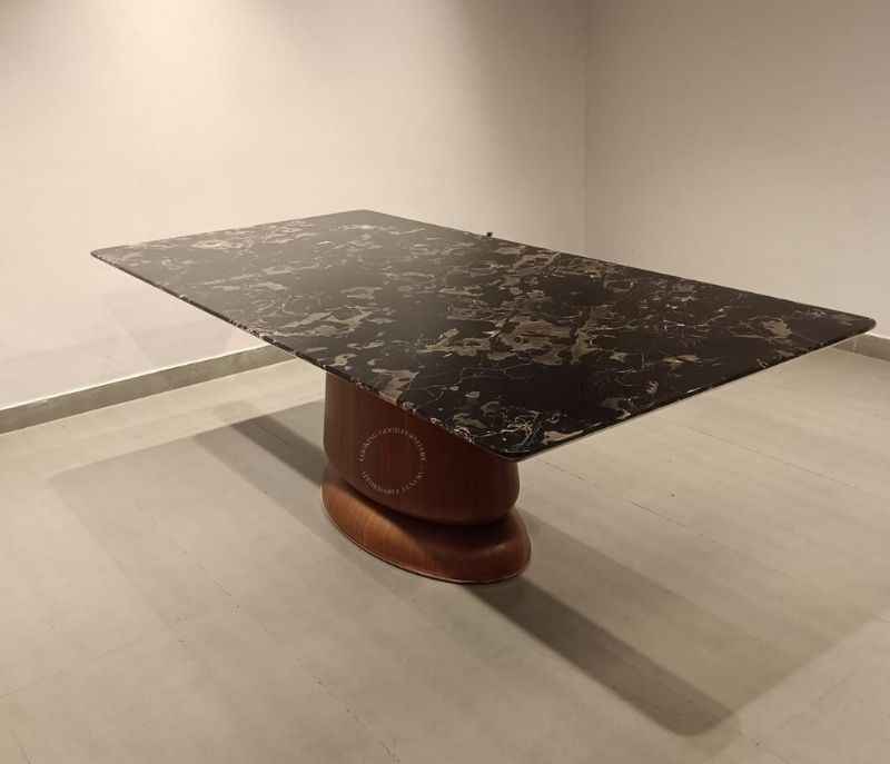 D/Set 8+1 (2310/824) 8+1 Chairs Marble Top Table