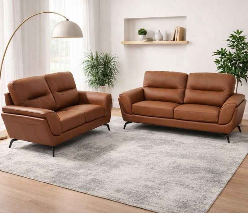 JH 317  (Tan) 3+2 STR Half Leather (WH)(WF)