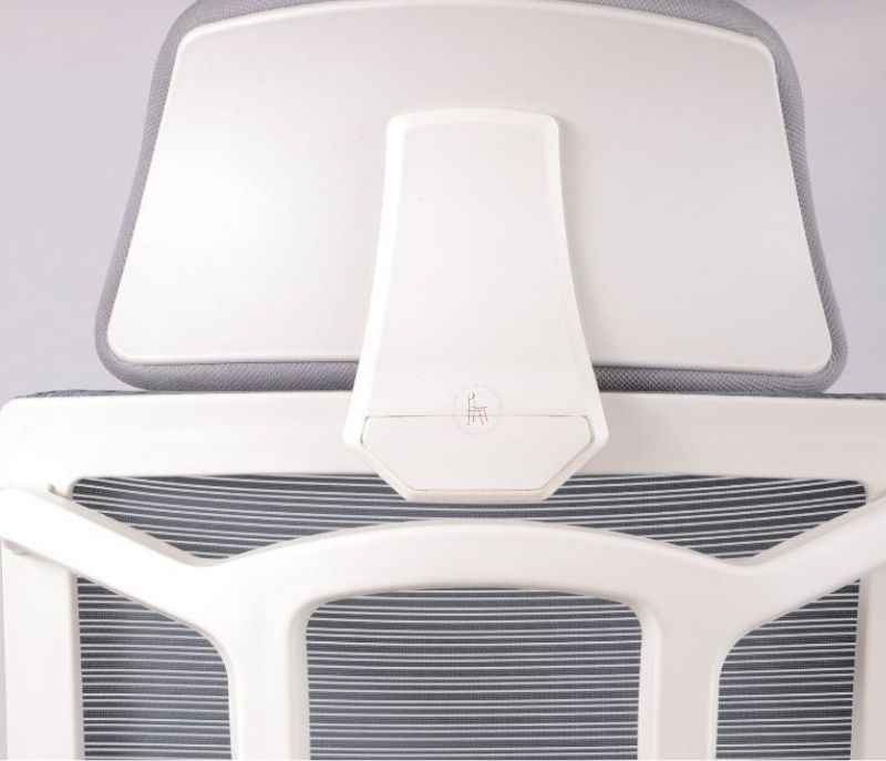 Image 10 for Twister HB White Ergonomic High-Back Mesh Office Chair  Adjustable Height  Revolving Study Work from Home Chair (WFH)/Computer Desk Chair  Back Lumbar Support  Ergonomic Chair  Tilting  Arm Support