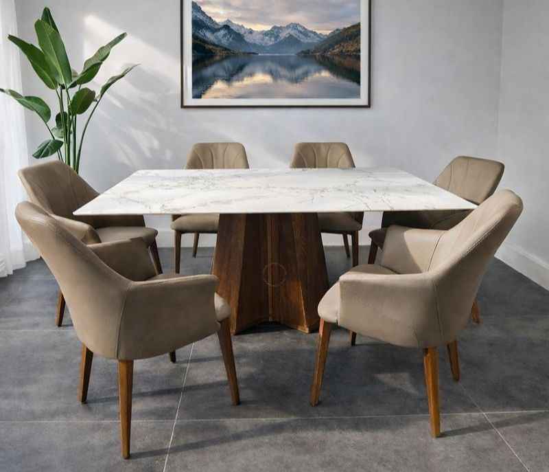 Dining Table 135+133/DC949 1+6 (HYD OTD)