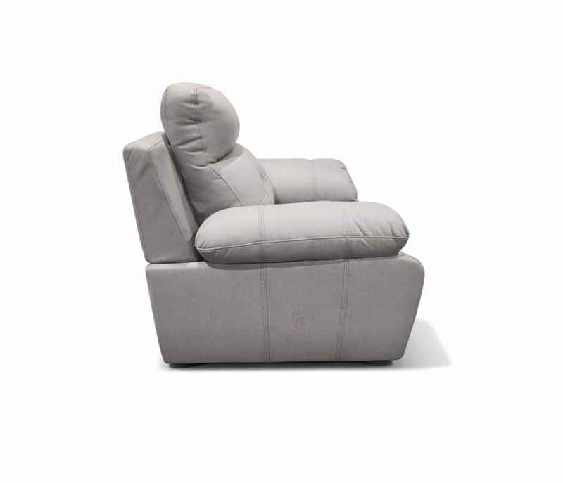 Image 13 for Atlas Comfort Sofa 3+2+1 Seater Velvet Suede Fabric  (Light Grey)