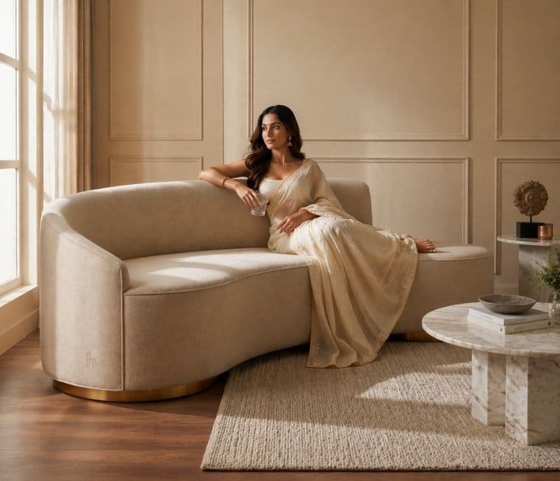 Image 8 for Osbert Premium Curved Sofa