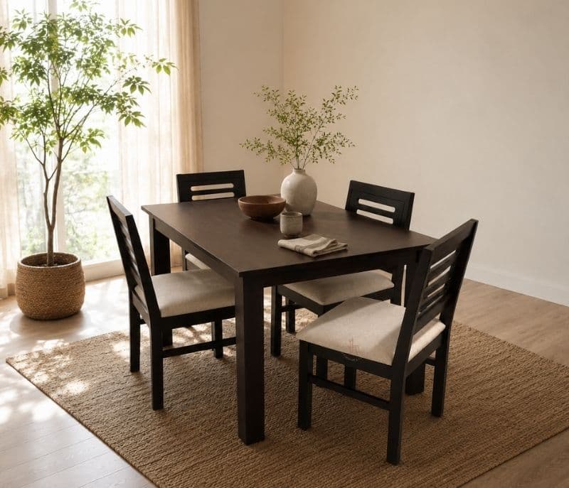 Image 3 for MH DT 4 Seater Capsul Chair Size L19" D19" X35" BHX Seat  H 19" Sheesham wood (BSK)