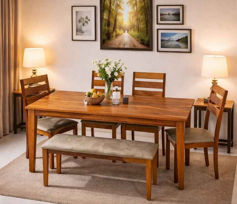 Stassy Dining 1+4+B Set (BSK OTD)