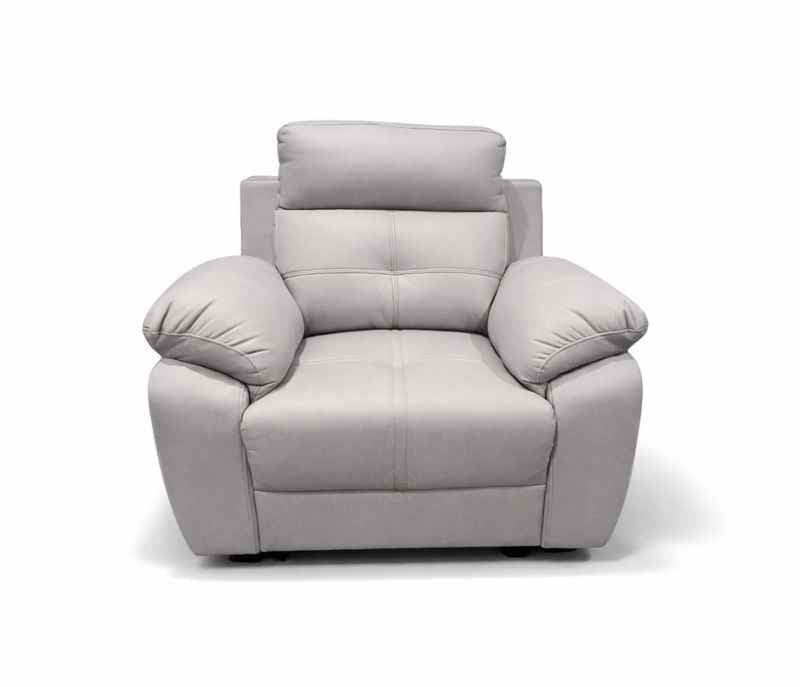 Image 11 for Atlas Comfort Sofa 3+2+1 Seater Velvet Suede Fabric  (Light Grey)