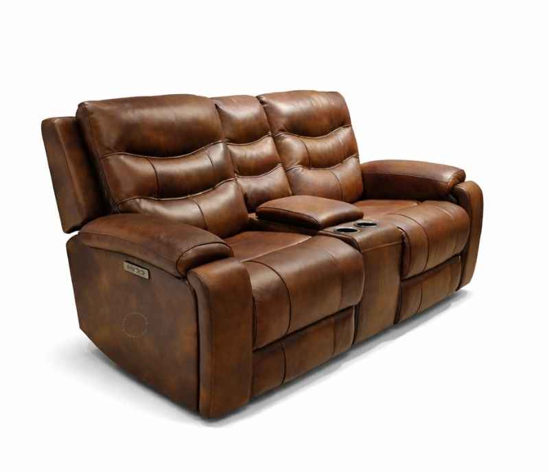 Image 9 for U70731HM  Manva 3MR+2MR+ Power Recliner Leather Fabric