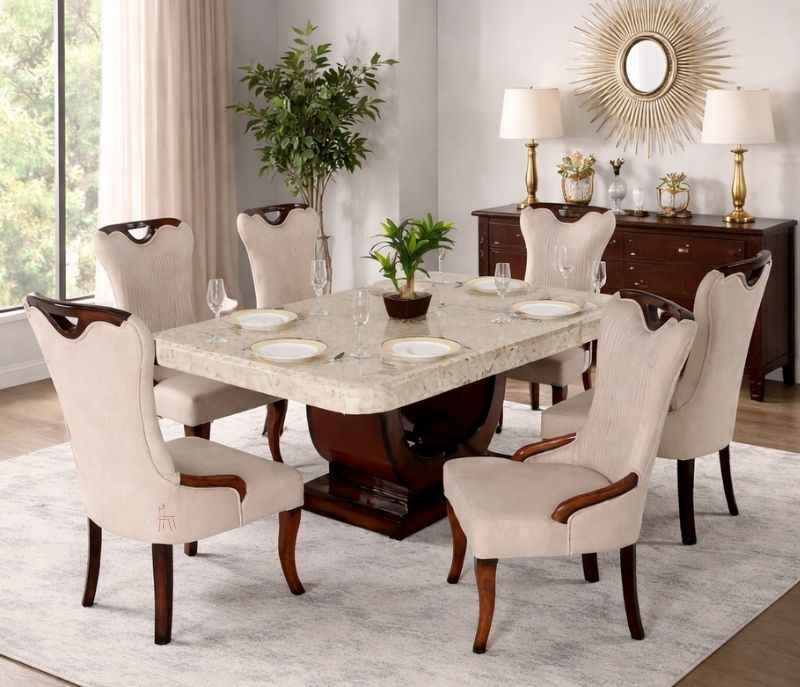 Diya Handle 1+6 Dining Set (OWD)