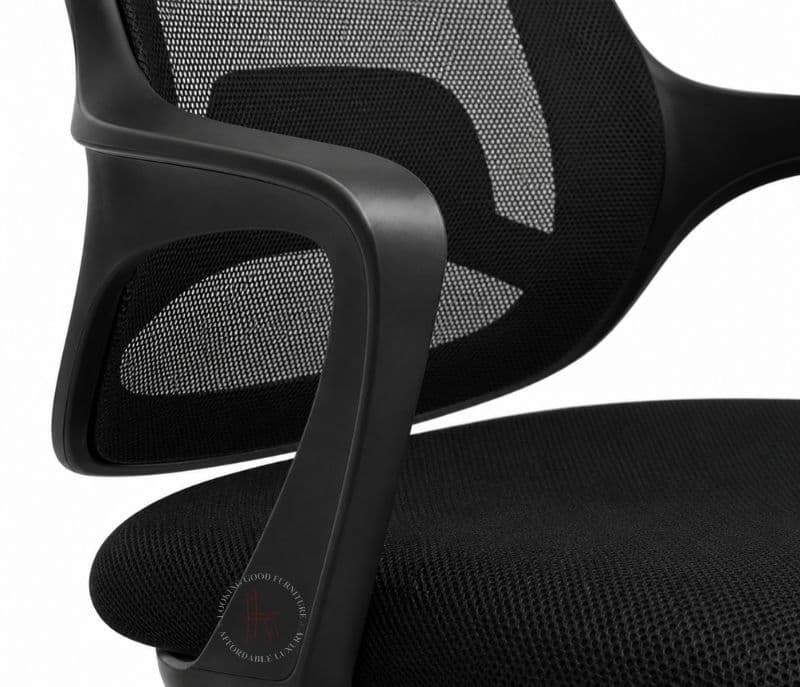Image 6 for Mono Black Office Chair (PM)