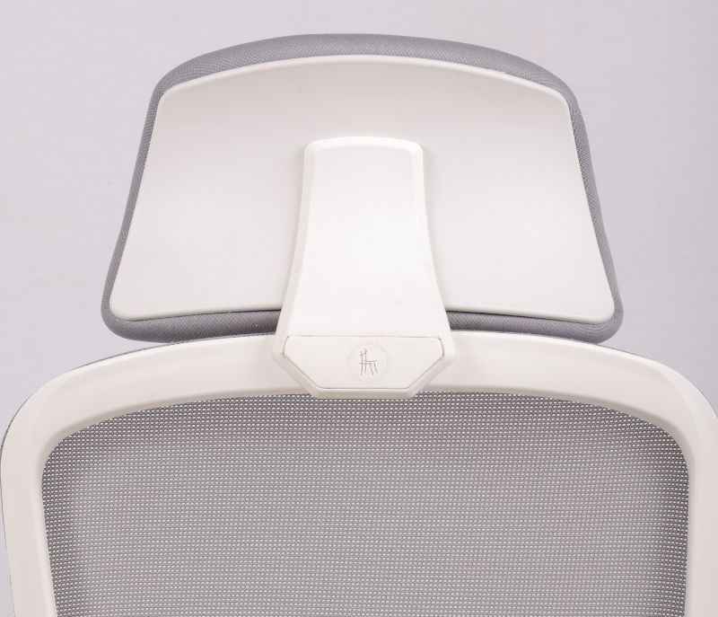 Image 14 for Hawk HB Grey White  Ergonomic High-Back Mesh Office Chair  Adjustable Height  Revolving Study Work from Home Chair Computer Desk Chair  Back Lumbar Support  Ergonomic Chair  Tilting  Arm Support