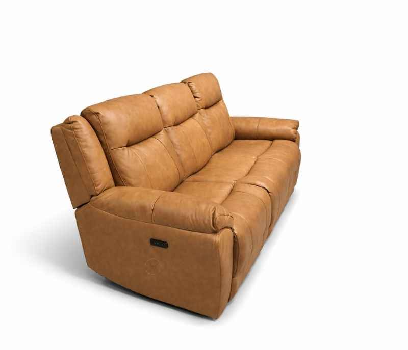 Image 6 for U70732 Manva 3 + 2 + 1 Power Recliner Body Touch Leather  (BS - BSK)(HYD)(BWD)(BS-EC)