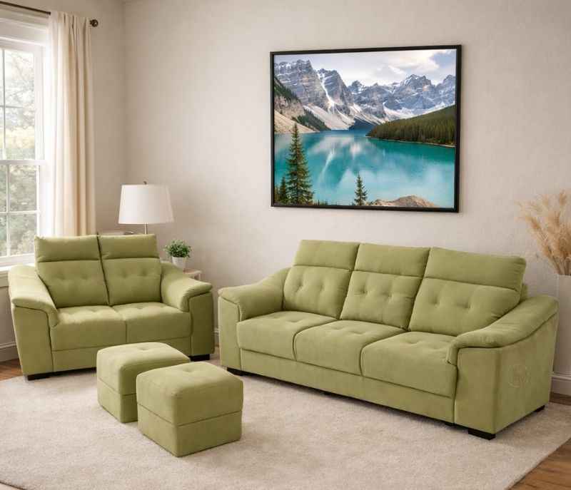 Stanley sofa 3+2+2 puffy (WH OTD)