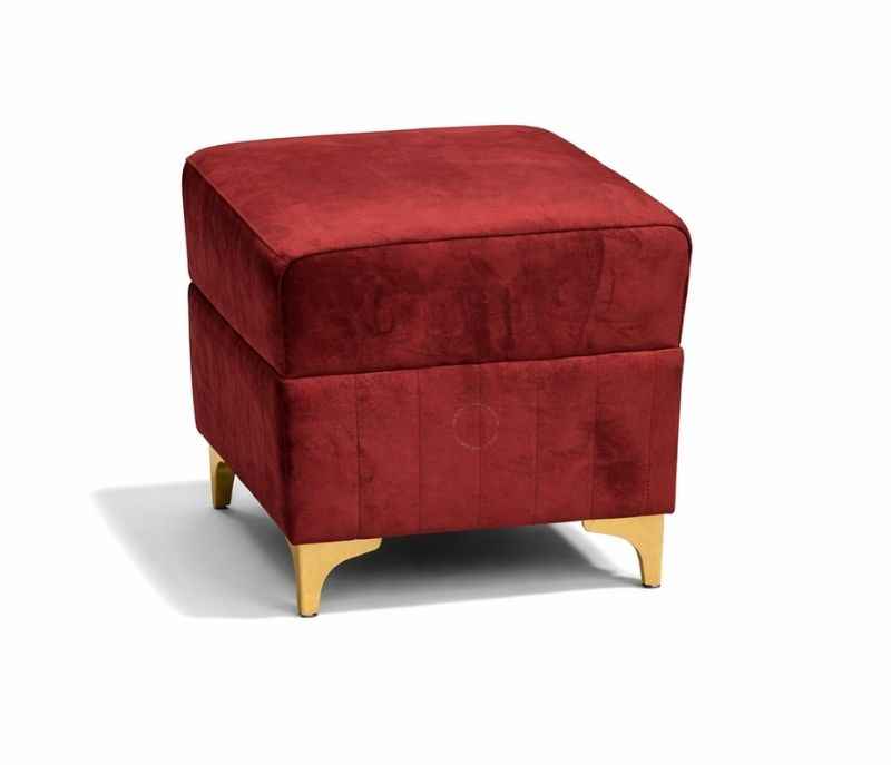 Image 11 for New Oreo Sofa 3+2+2 Puffy+Center Table With Glass Velvet Fabric  (EC)(HYD)