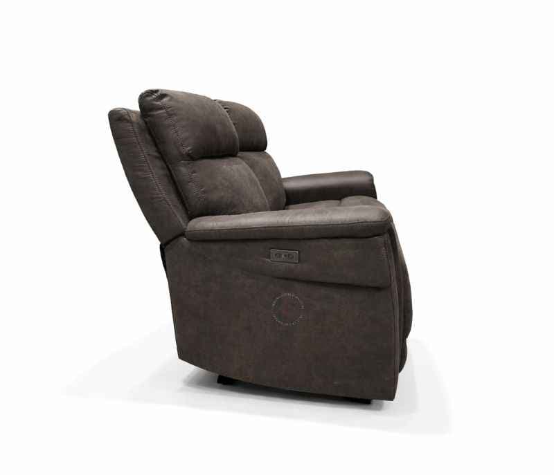 Image 20 for 70693 Single Motor 3+2 Power Recliner + 1 Seater Manual With Rocking Micro Suede Fabric
