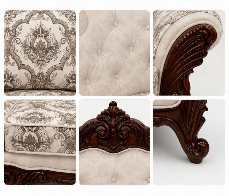 Image 2 for Carving Haritage Sofa Set 3+2+2+CT Seater (OWD)
