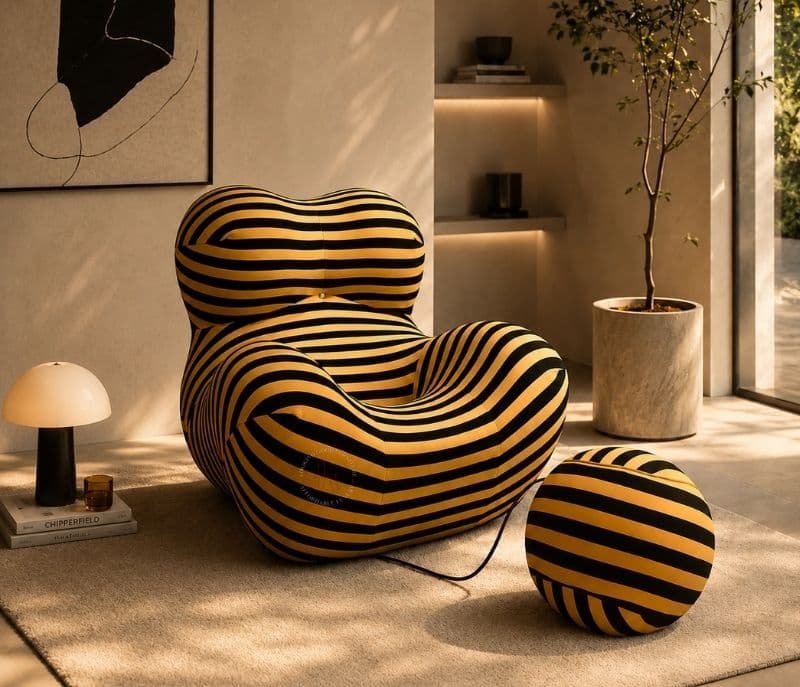Relax Chair - B&B Fabric With Memory Foam (Cp OTD)