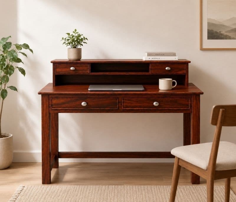 Dinah Study Table With Drawer Sheesham Wood (WI)