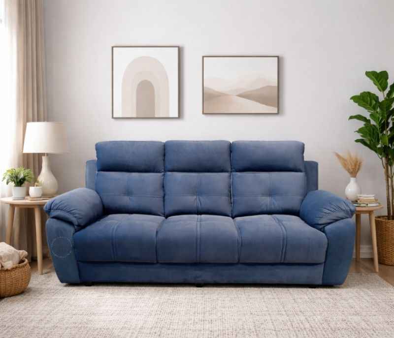 Atlas Design 3 Seater Suede Fabric (KORA OTD)