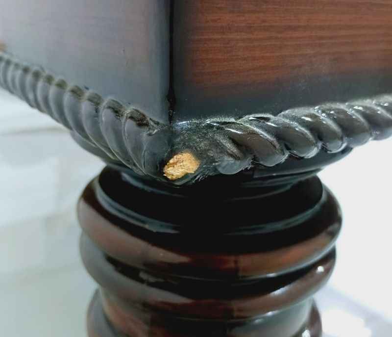 Image 7 for Double-Handle-1+6 Dining Set Marble Top (BTM OTD)