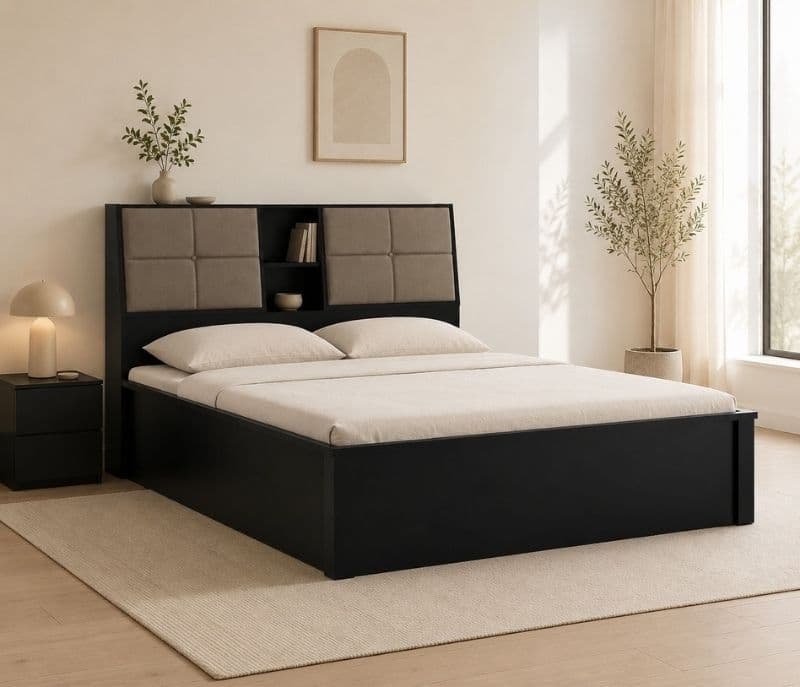 Celia King Bed MDF Bed With Hydraulic Storage (WI)