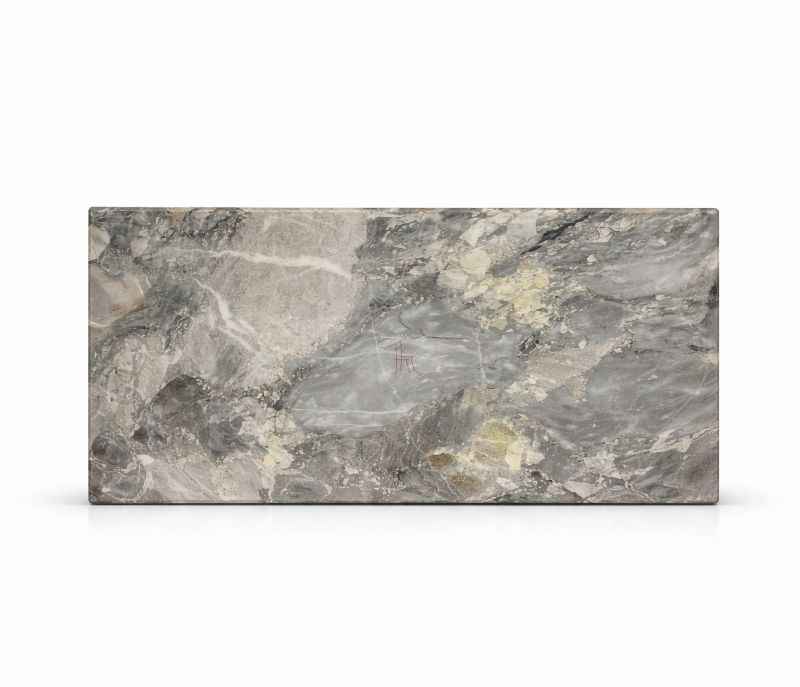 Ocean Blue Marble Only With PU Coating And Bullnose Edge For Dining Table (RMR)