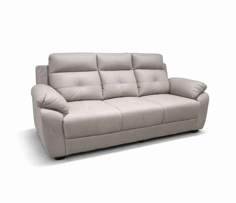 Image 4 for Atlas Comfort Sofa 3+2+1 Seater Velvet Suede Fabric  (Light Grey)