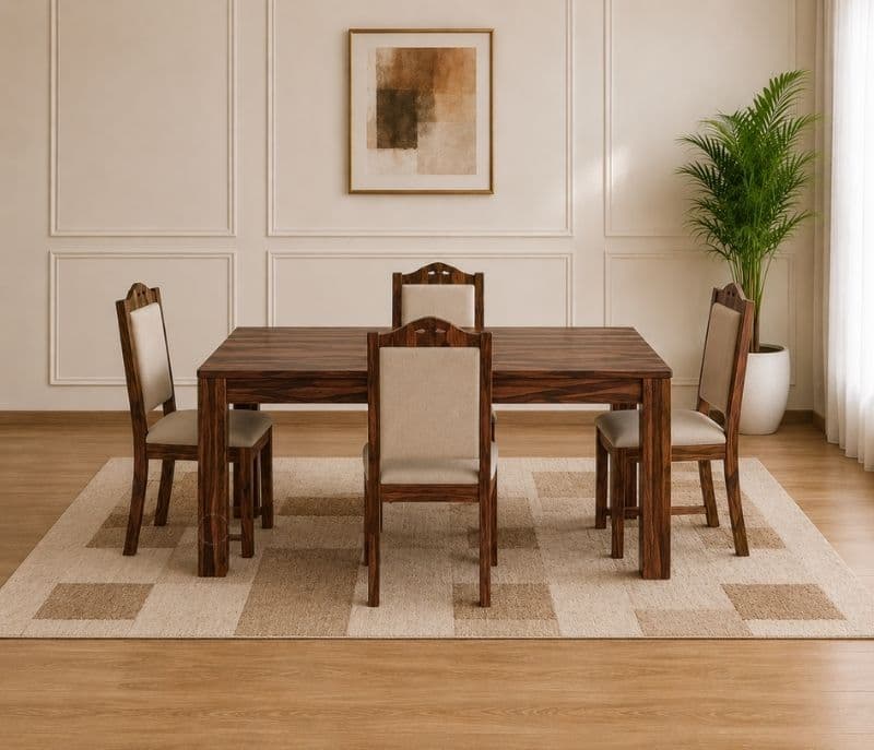 Sana Dining Set 6 Seater (WI_PKU)