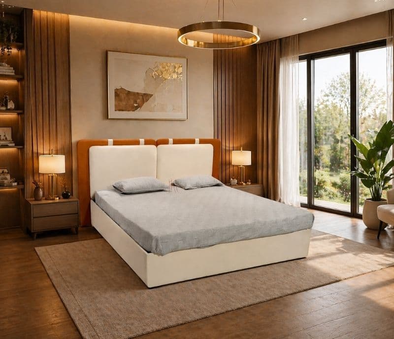 Rox Bed King Size With Storage and Drawer (KORA OTD)