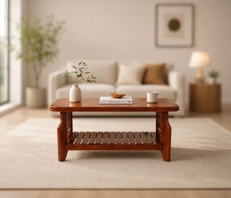 Royal Center Table Solid Rubber Wood (ZAM) (OWD)