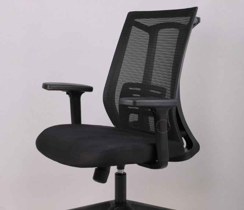 Image 6 for Twister MB Black Ergonomic High-Back Mesh Office Chair  Adjustable Height  Revolving Study Work from Home Chair (WFH)/Computer Desk Chair  Back Lumbar Support  Ergonomic Chair  Tilting  Arm Support
