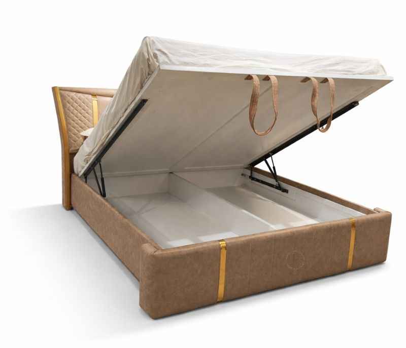 Image 5 for Zury King Sized Bed with Hydraulic Bed Box