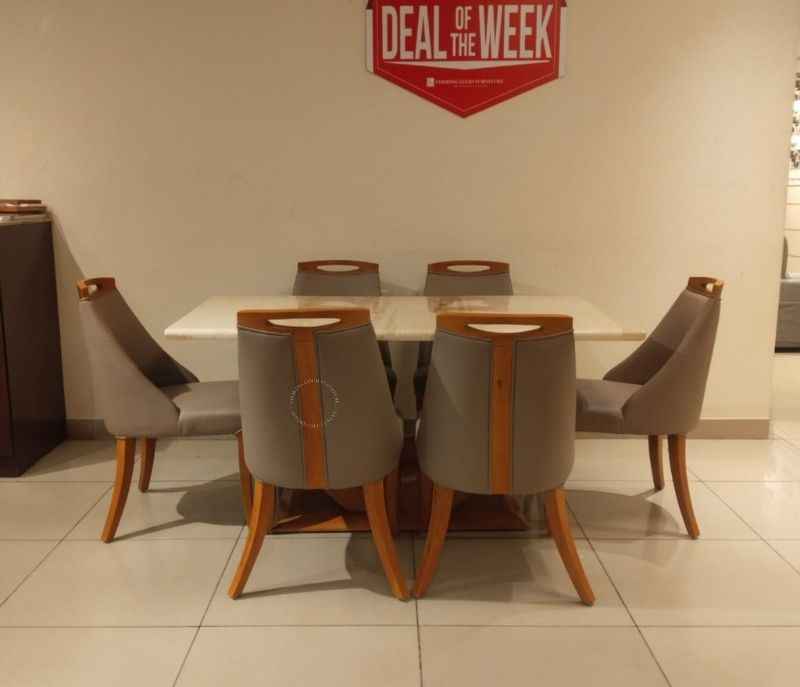 Image 2 for Sammy 1+6 Dining Set Diana Marble Table (WF OTD)