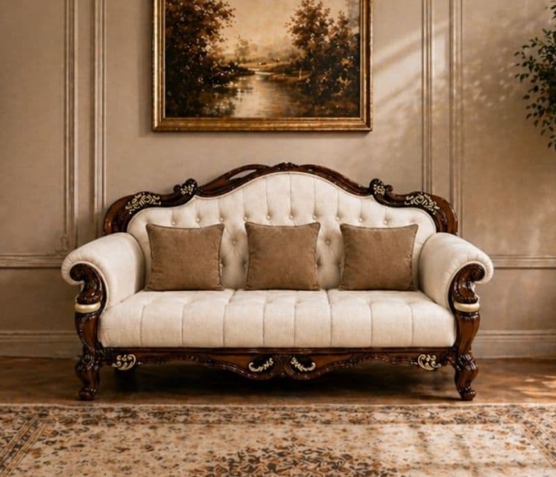 Cairo Carving Sofa Set 3+2+2+CT (RIC) (OWD)