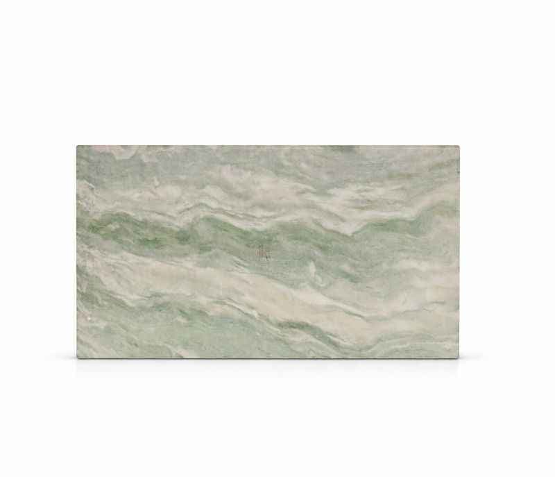 Green Onyx Marble Only With PU Coating And Bullnose Edge For Dining Table (RMR)