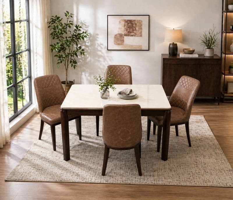 30687 A 30/A - 86/Y28-2 1+4 Seater Dining Set (EC OTD)