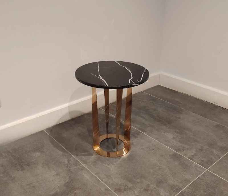 Image 2 for E-230 Corner Table Marble Top (HYD OTD)