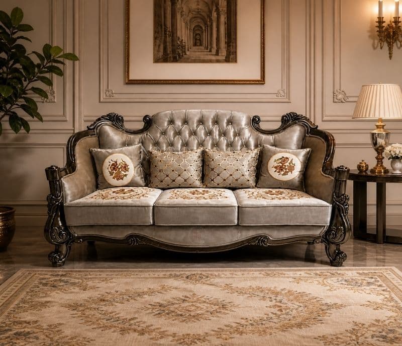 Carving Iran Sofa Set 3+2+1+1 (OWD)