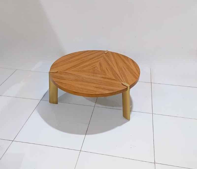Image 5 for Center Table New Round Gold Legs (WH OTD)