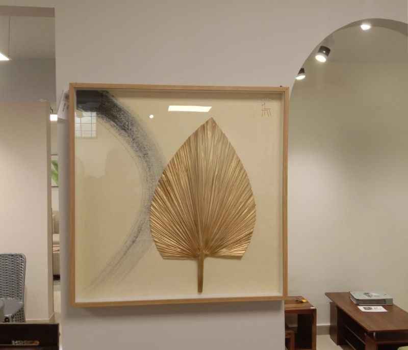 DM-D-FM-08 7160A Natural Dried Boho Leaf, Natural Dried Palm Fans, Palm Leaves