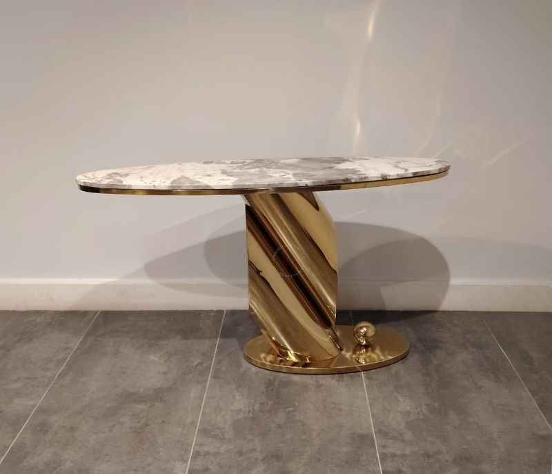 Image 5 for X-06 Console Table Marble Top(HYD OTD)