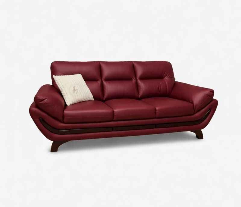 Image 3 for Florida  3+2+1 Seater Sofa Leather (Marron) (LGB)(BS-EC)