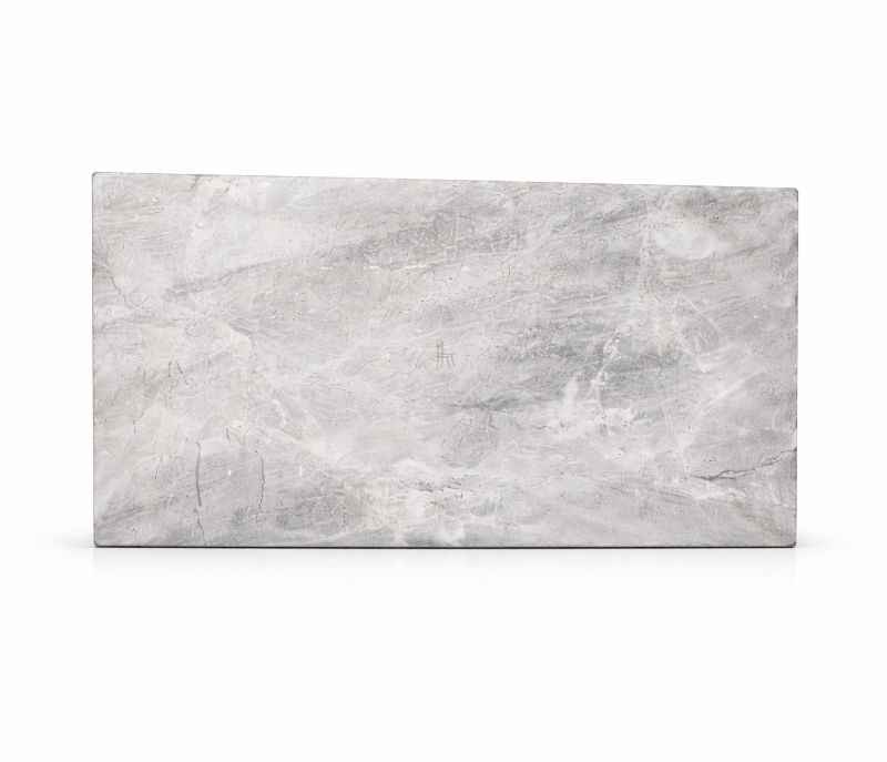 SILV Marble Only With PU Coating And Bullnose Edge For Dining Table (MRM)