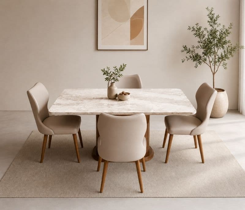 Imported Dining Set-699 SY43 1+6 Seater