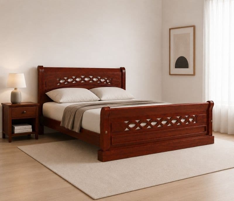 Royal Cot Solid Rubber Wood (ZAM) (OWD)